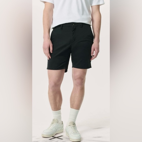 rag & bone Standard Chino Shorts Black NWT Size 33 MSRP $168